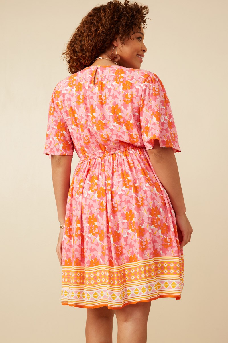 Citrus Bloom Sundress- Pink *PLUS*