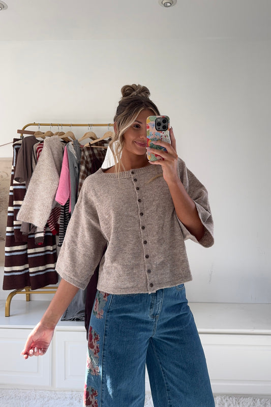 Sunday in SoHo Cardigan- Cappuccino