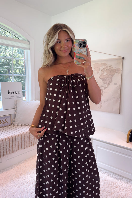 Dotty Darling Set- Brown TALL