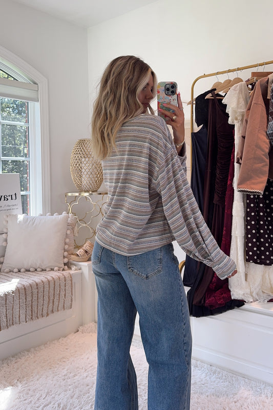 Alyssa Striped Top- Multi