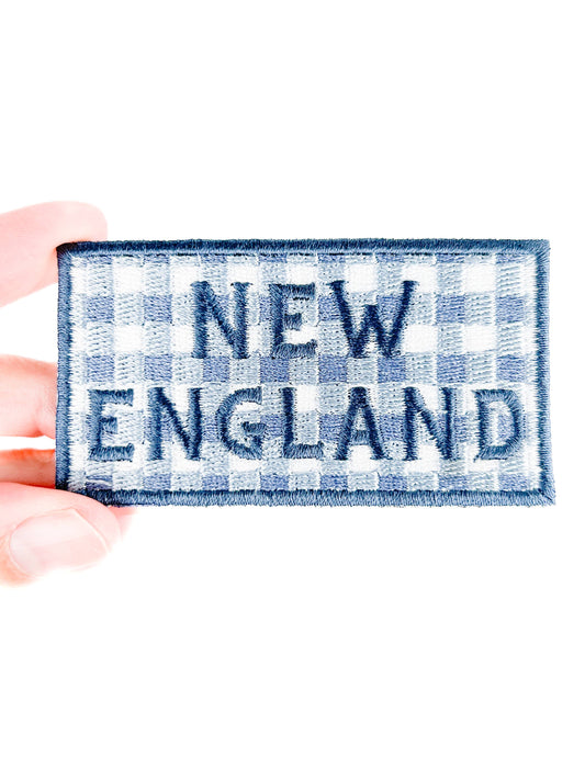 New England Iron-On Patch