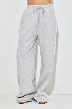 Coquette Lounge Pants- Gray