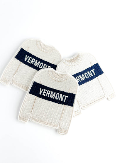 Vermont Sweater Iron-On Patch
