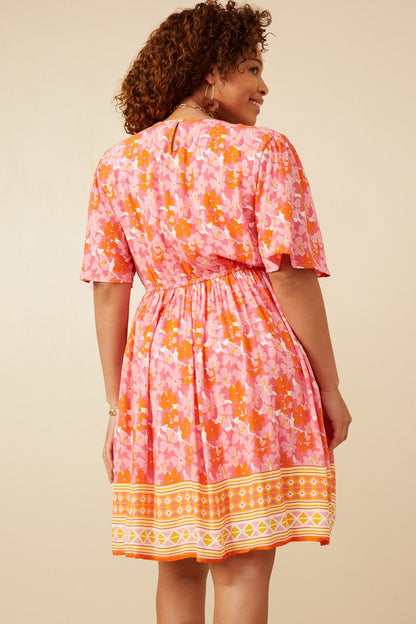 Citrus Bloom Sundress- Pink *PLUS*