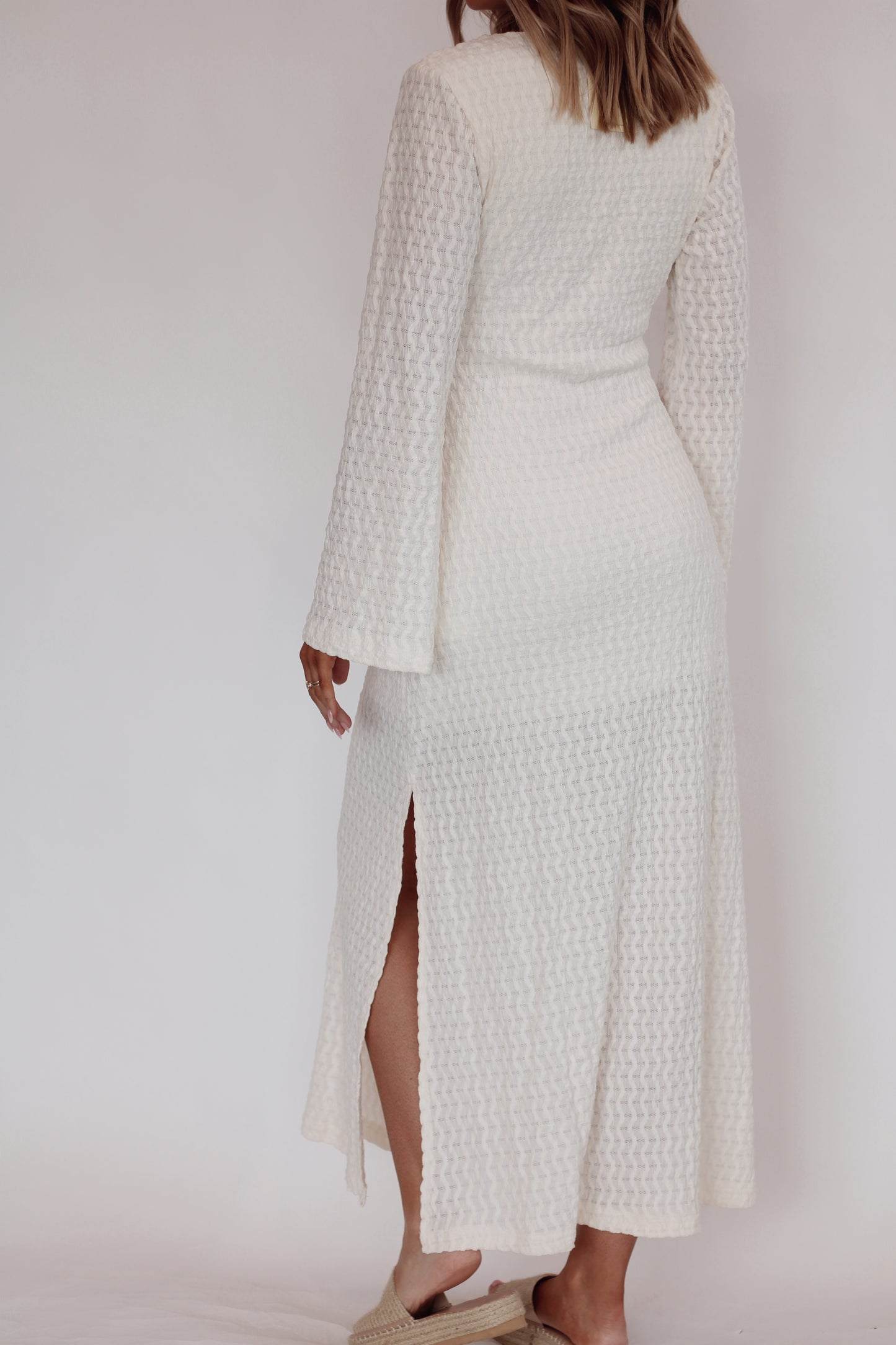 Marble Shore Maxi Dress- Ivory