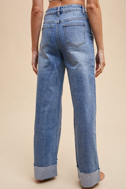 *PRE ORDER* Danielle Straight Leg Jeans- Medium Indigo 7/18