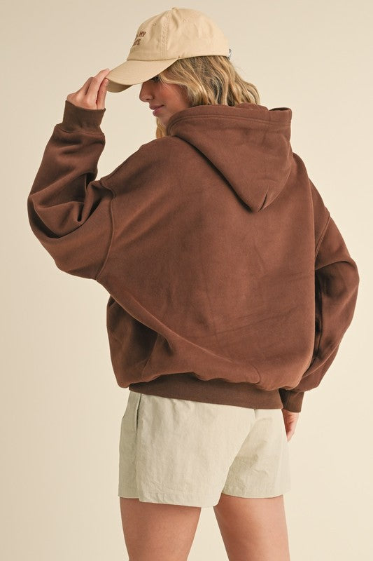 Southwest Oversized Hoodie- Chocolate