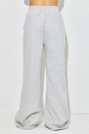 Coquette Lounge Pants- Gray