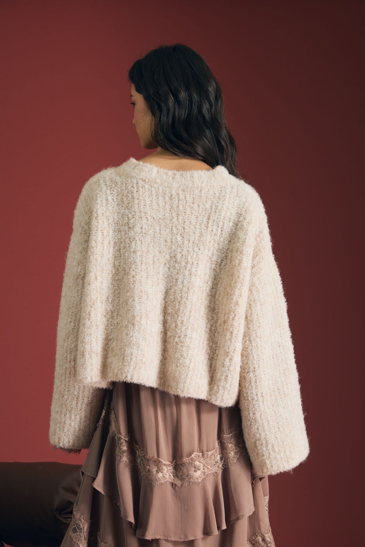The Aspen Après Cardigan- Oatmeal