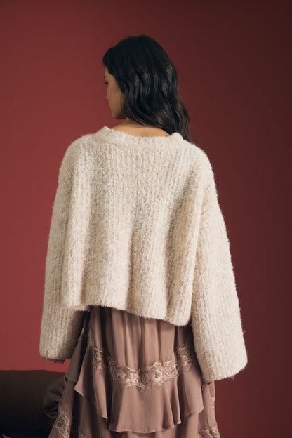 The Aspen Après Cardigan- Oatmeal