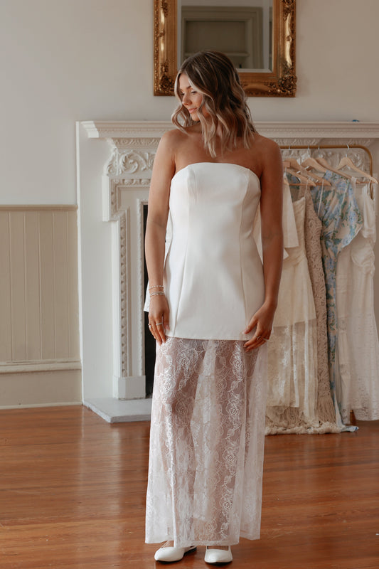 Venice Romance Dress- White