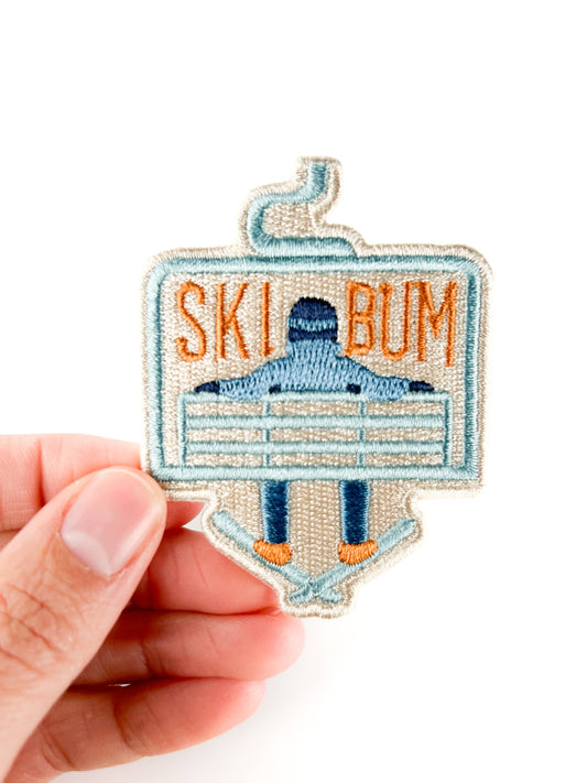Ski Bum Iron-On Patch
