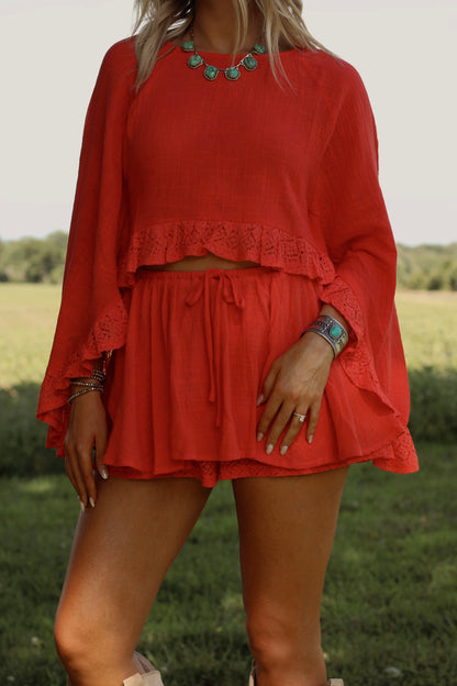 Be Her Skort- Honey Orange
