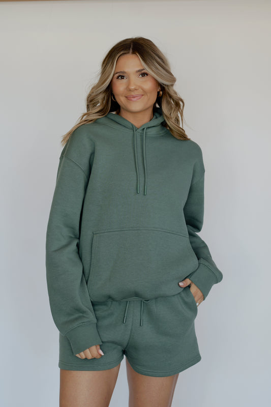 Wander Hoodie- Eldergreen