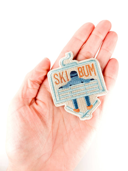 Ski Bum Iron-On Patch