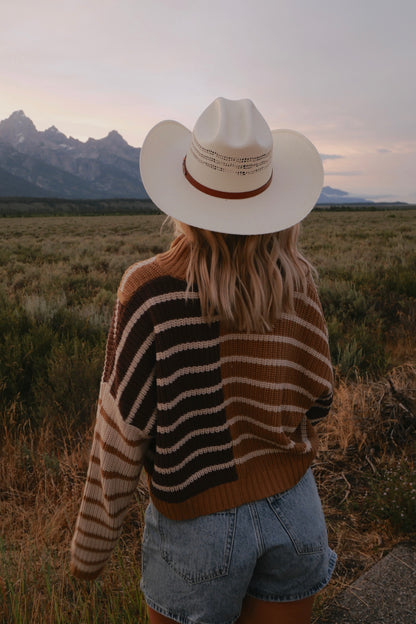 Teton Zip Up Sweater - Tan