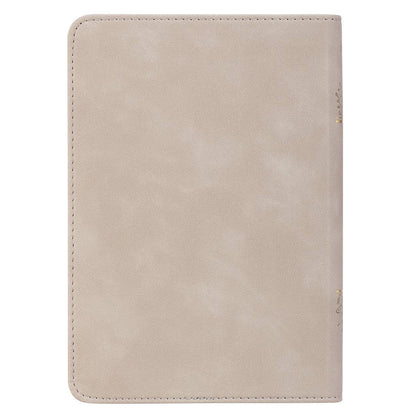 KJV Bible Compact Faux Leather- Taupe