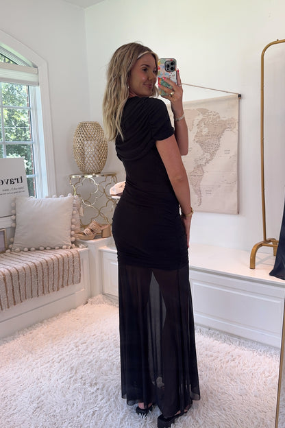Black Tie Abroad Dress- Black