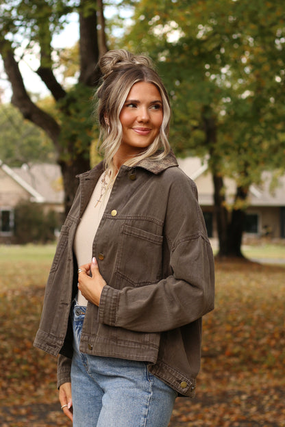 The Hudson Jacket- Brownie