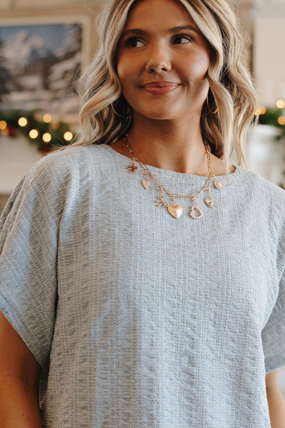 Love & Light Charm Necklace- Gold