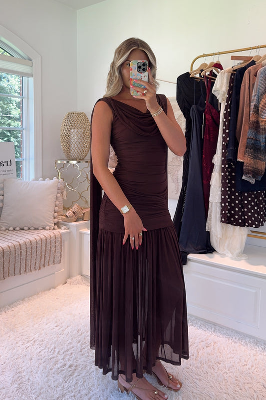The Sienna Dress- Brown