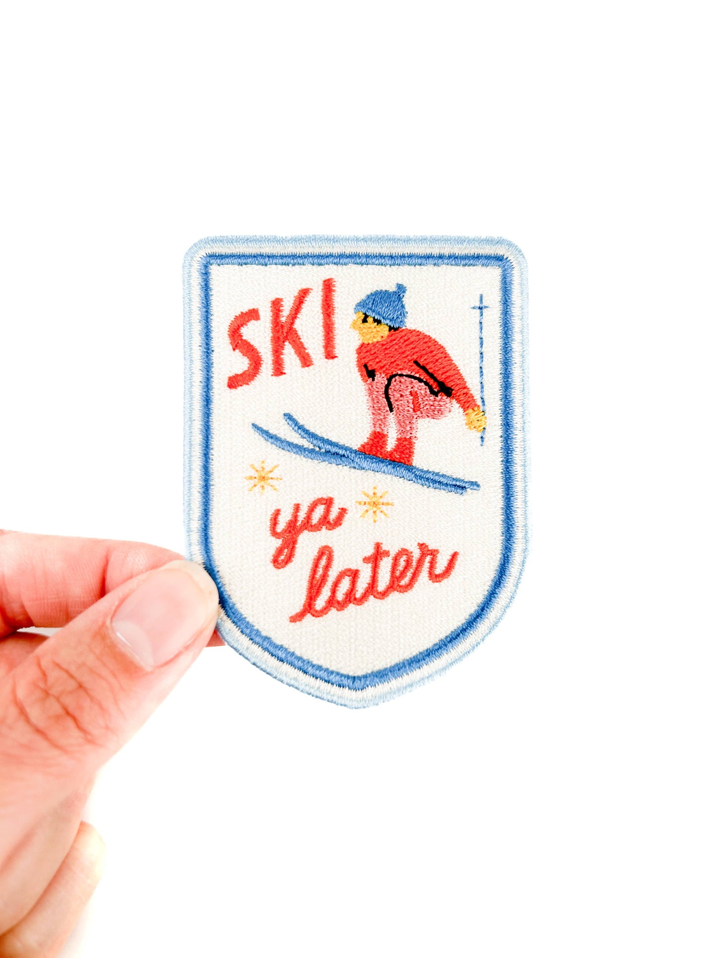 Ski Ya Later Iron-On Patch