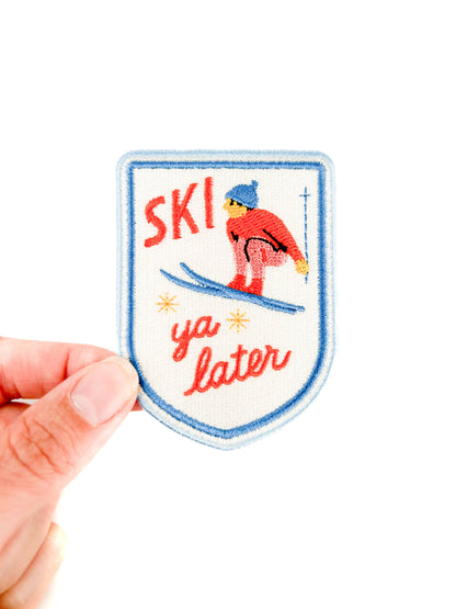 Ski Ya Later Iron-On Patch