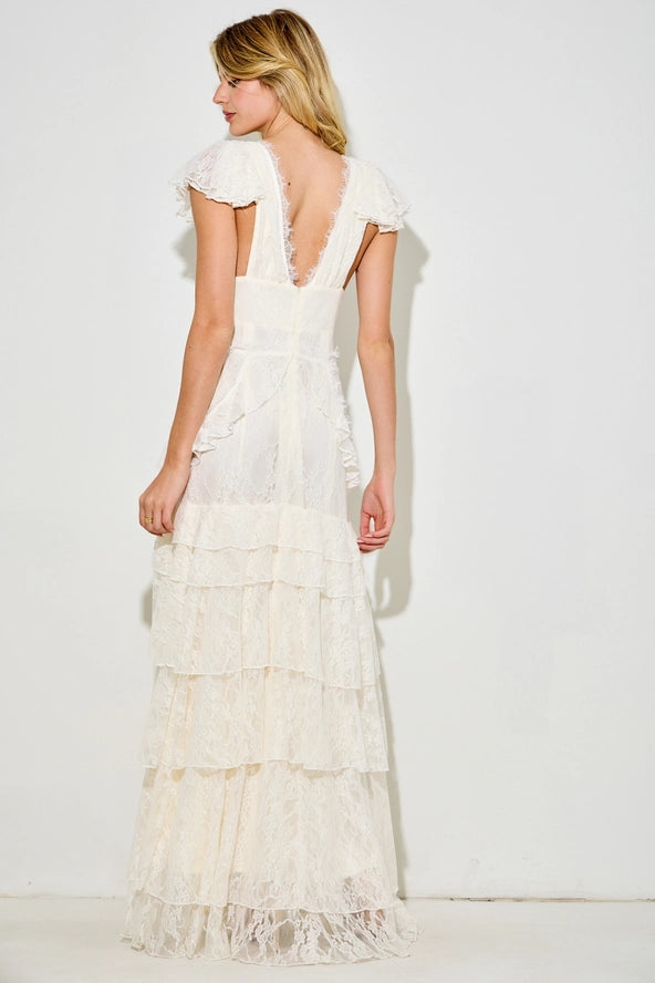 Capri After I Do Maxi Dress- Ivory