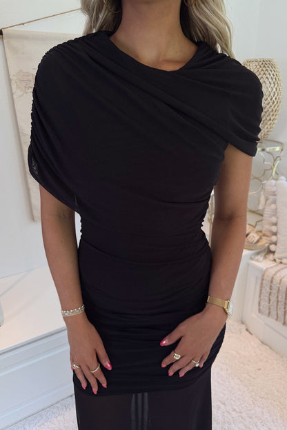 Black Tie Abroad Dress- Black