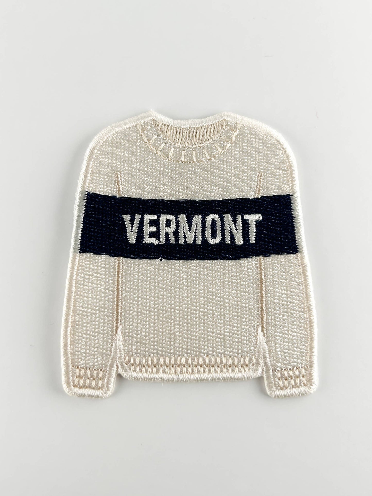 Vermont Sweater Iron-On Patch