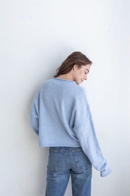 Haven Cardigan- Sky Blue