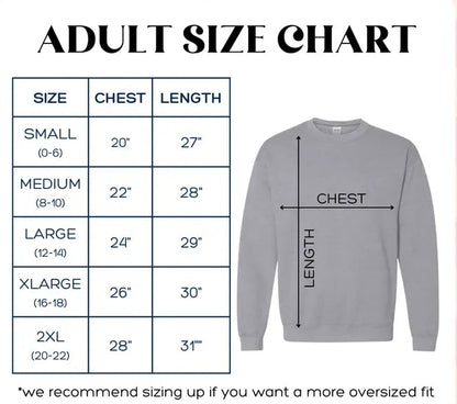 Make Heaven Crowded Puff Crewneck- Blue