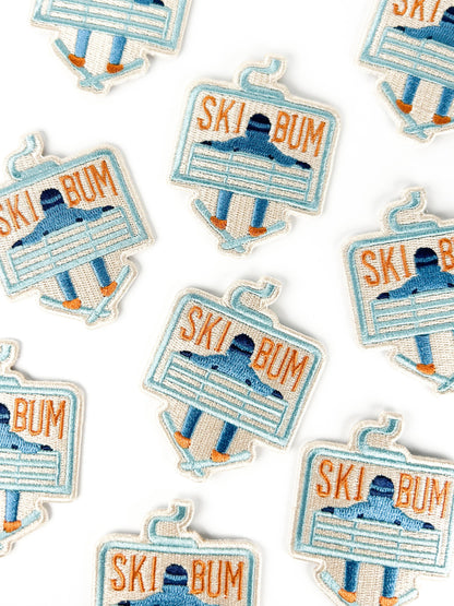 Ski Bum Iron-On Patch