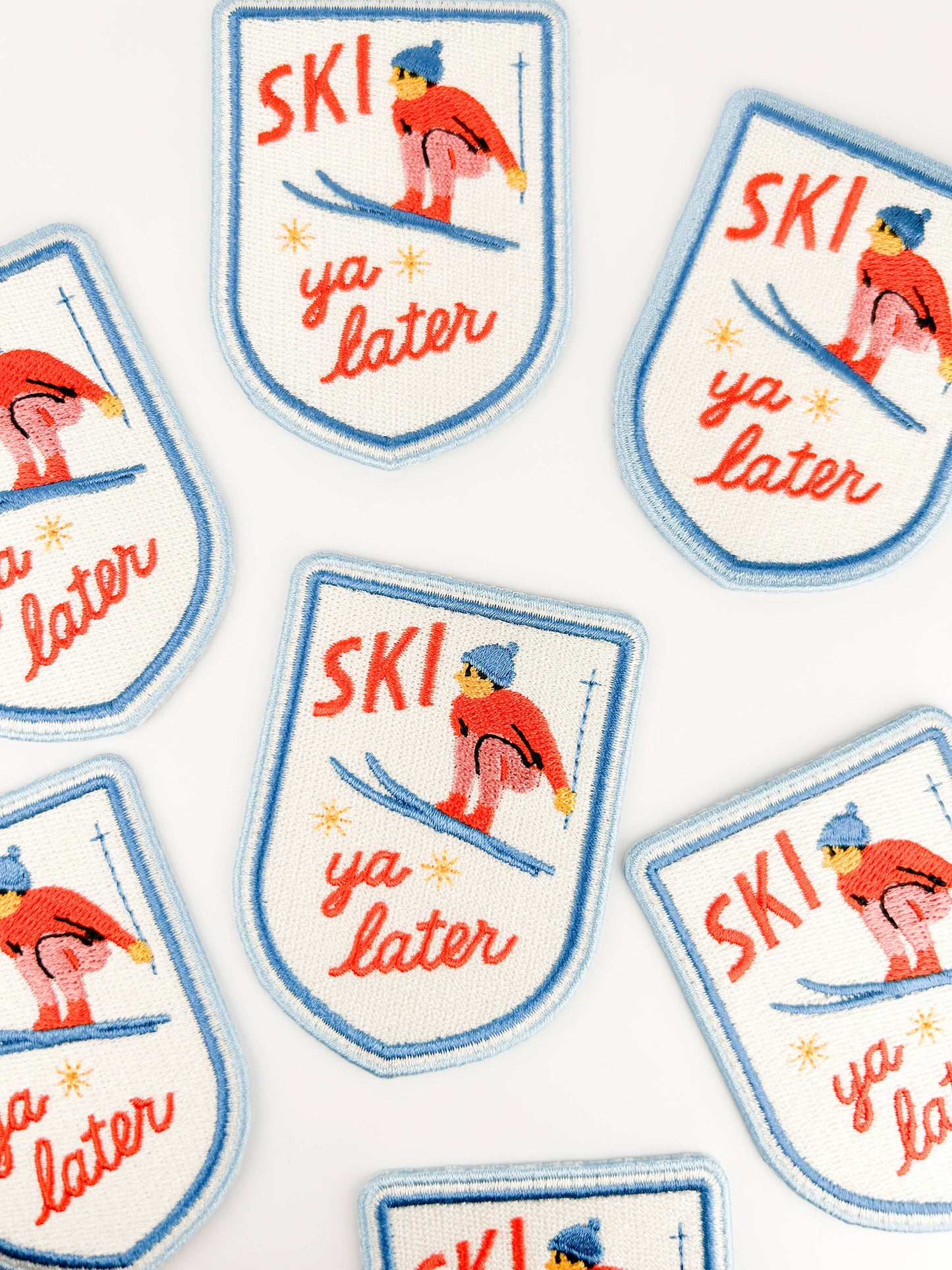 Ski Ya Later Iron-On Patch