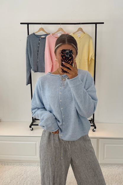 Haven Cardigan- Sky Blue
