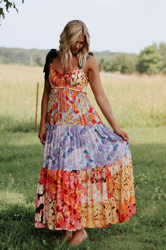 Sweet Escape Floral Maxi- Multi Flower