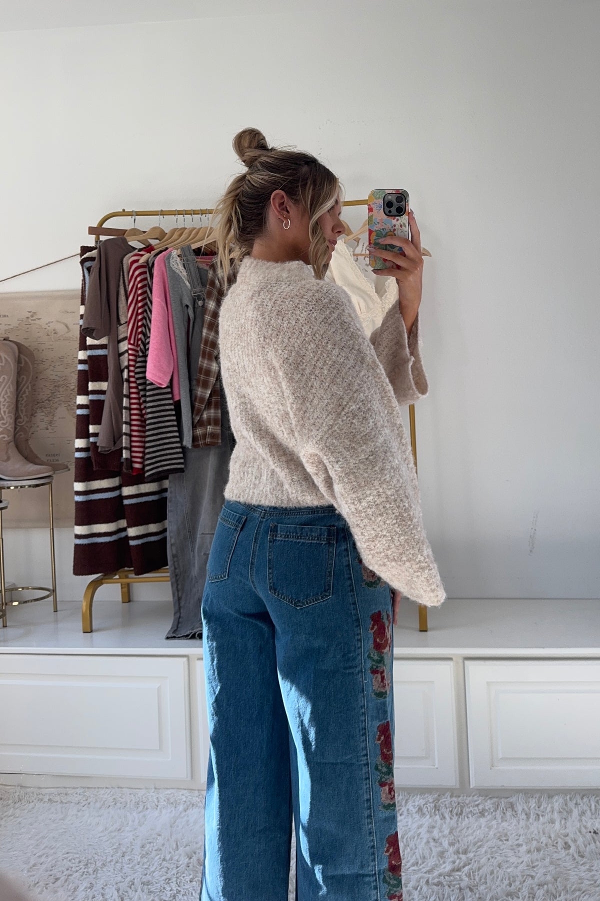 The Aspen Après Cardigan- Oatmeal