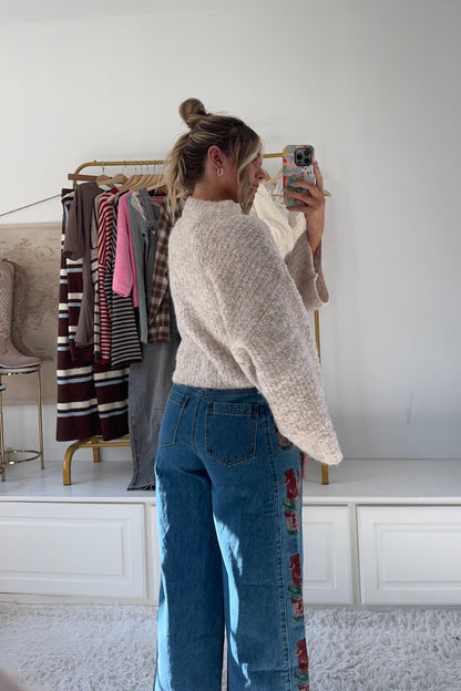 The Aspen Après Cardigan- Oatmeal