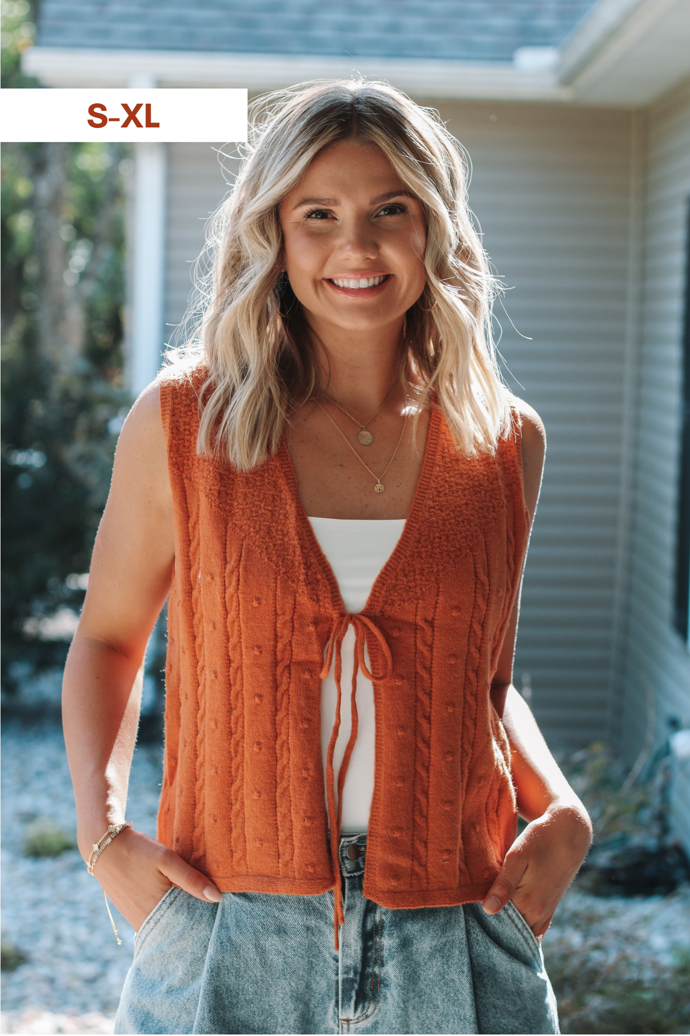 Harvest Knit Sweater Vest