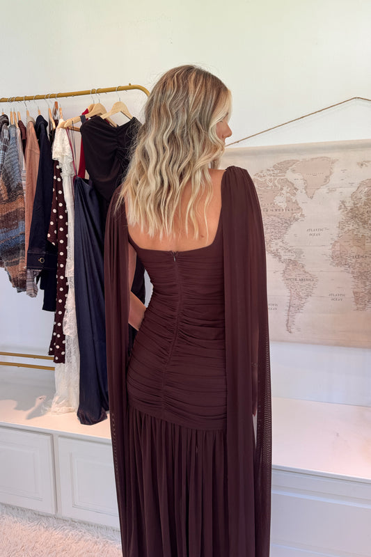 The Sienna Dress- Brown