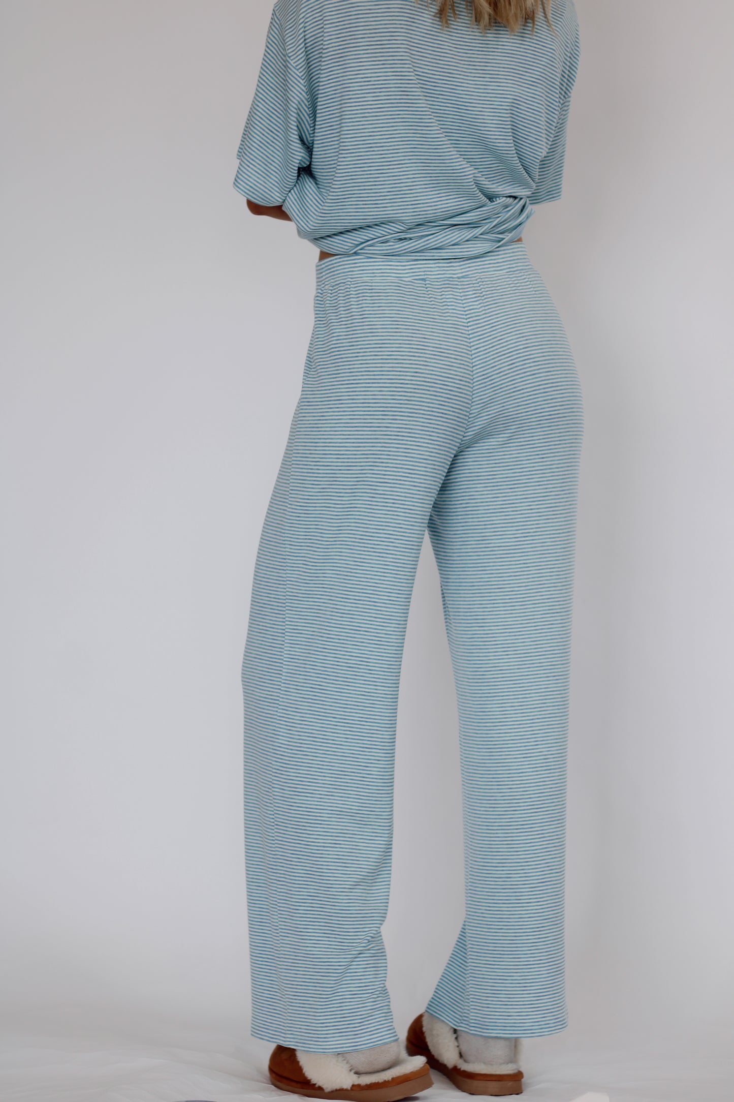 Cloud Nine Stripe Set- Dusty Blue