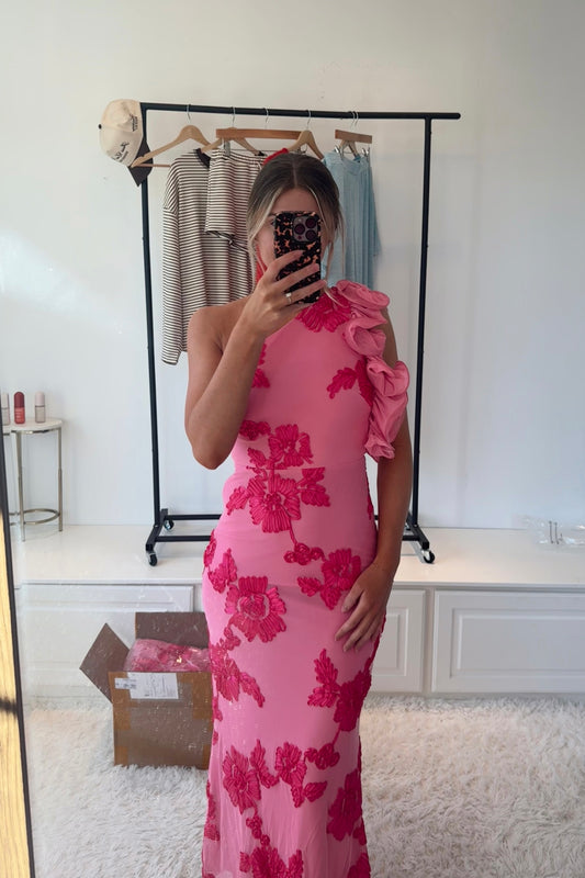 *PRE ORDER* Punta Cana Petunia Dress- Pink 1/30