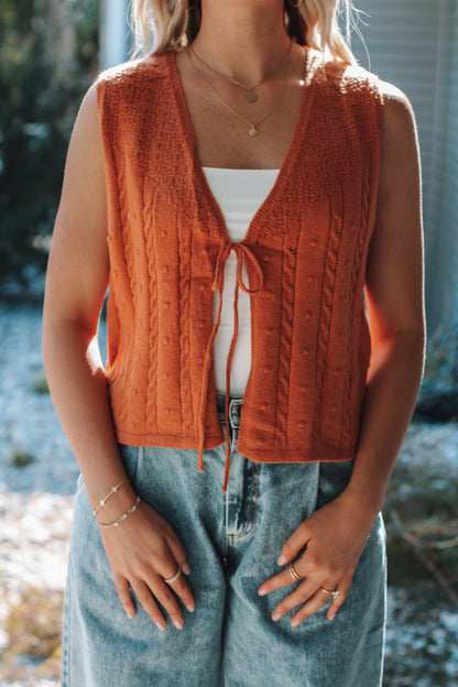 Harvest Knit Sweater Vest