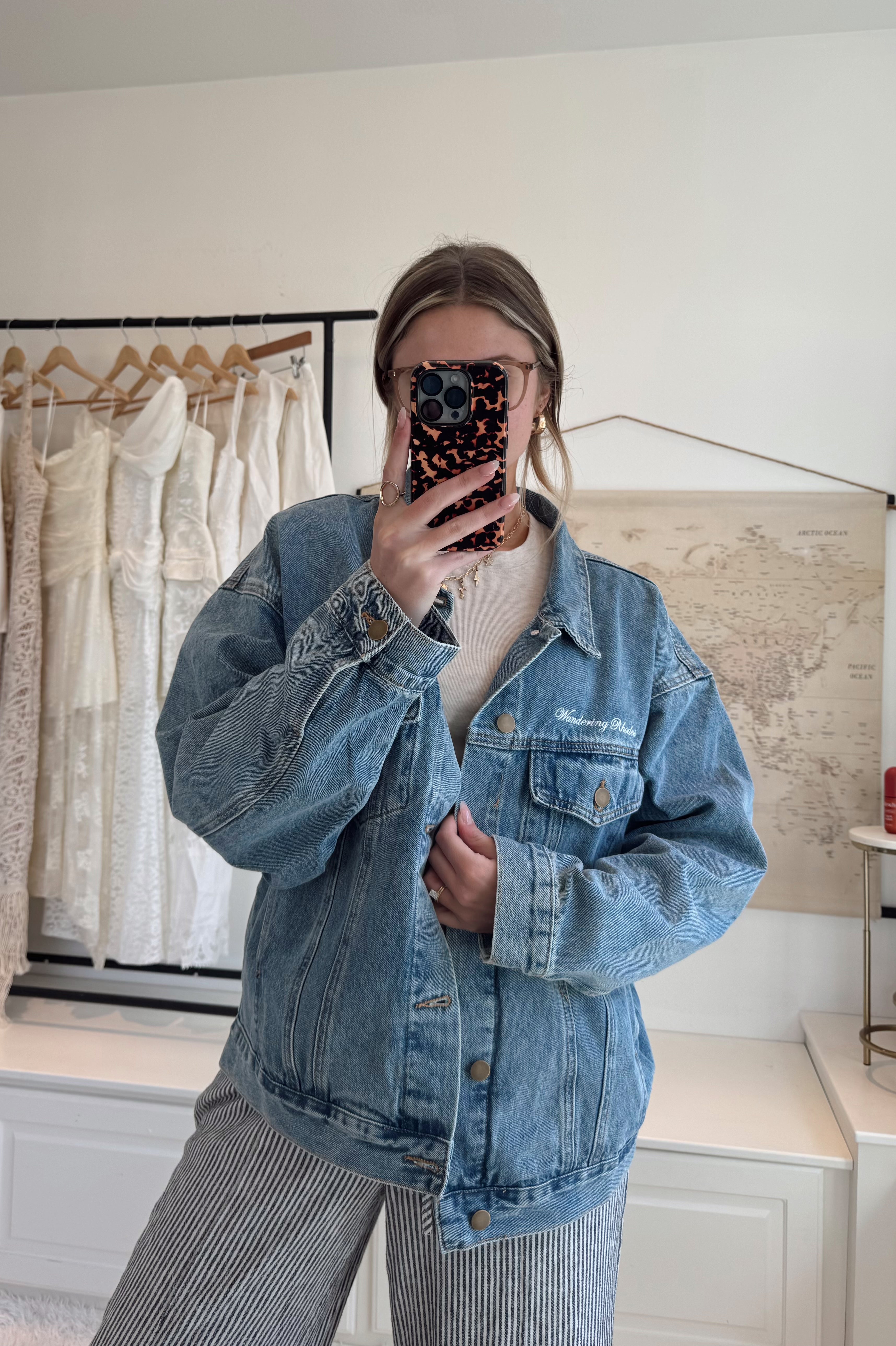 Wander Denim Jacket – Wandering Rhodes Boutique