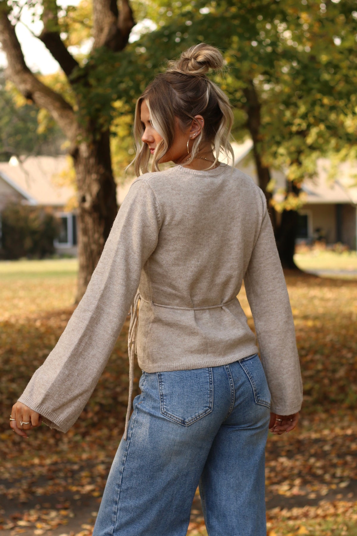 The Vienna Blouse- Taupe