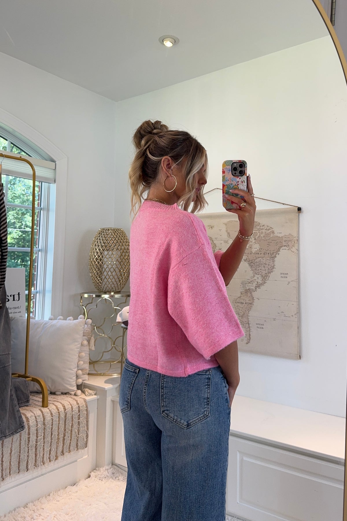 Sunday in SoHo Cardigan- Bubblegum Pink