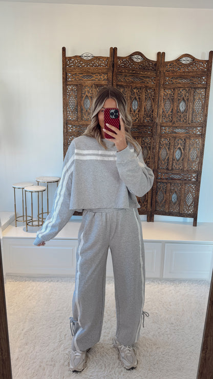 Grace Scalloped Set- Gray