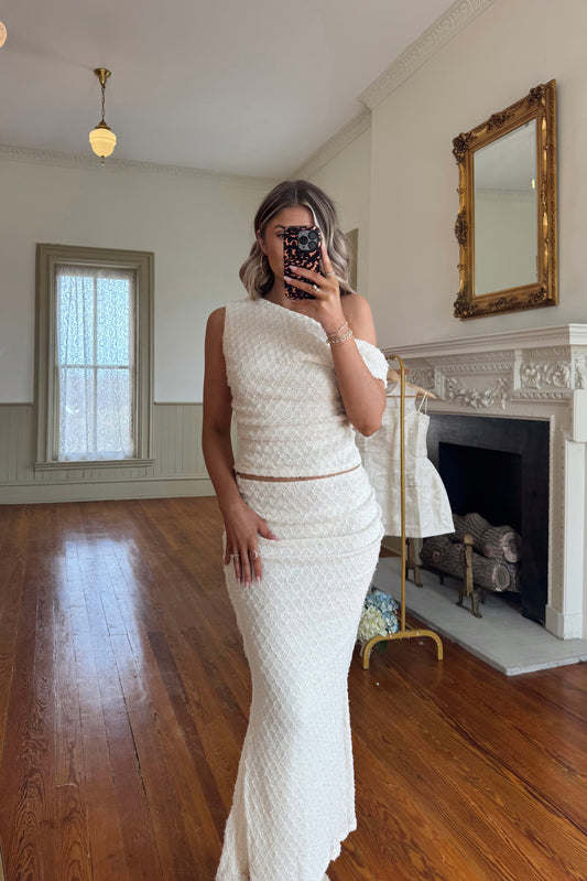Capri Coast Set- Cream