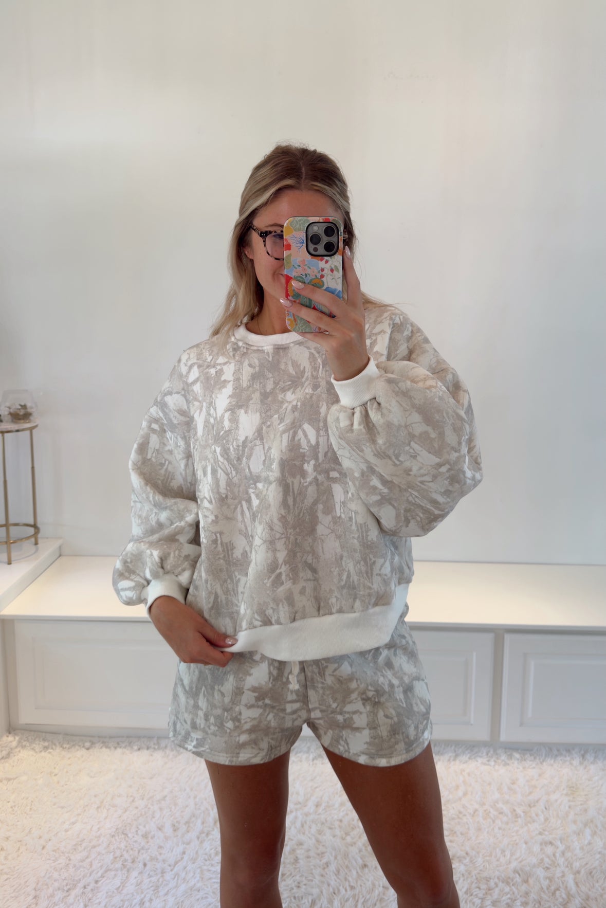 Drift Away Crewneck Set- Camo