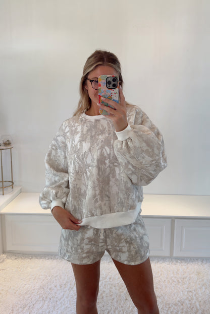 Drift Away Crewneck Set- Camo